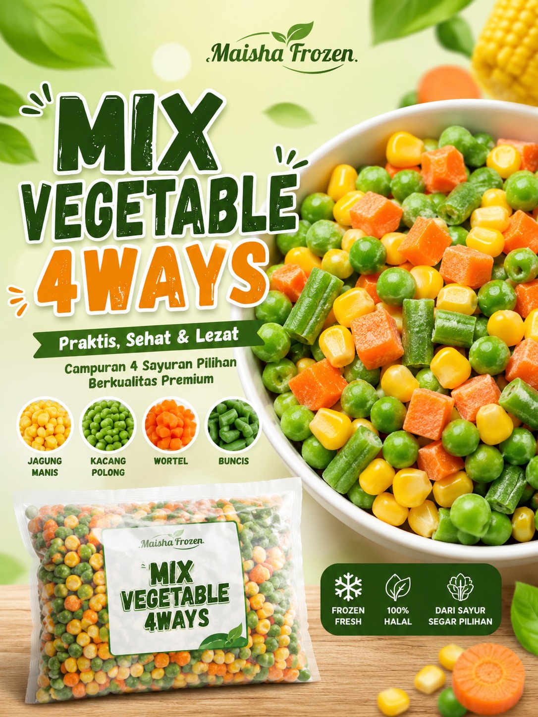 Mix Vegetable 4 Ways